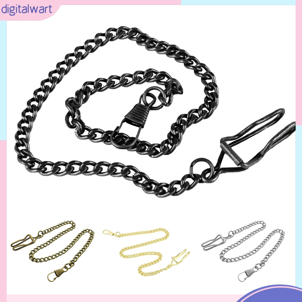 Dgggg Dgg✌❤ Vòng cổ HợP Kim Unisex HìNh ĐồNg Hồ Bỏ TúI