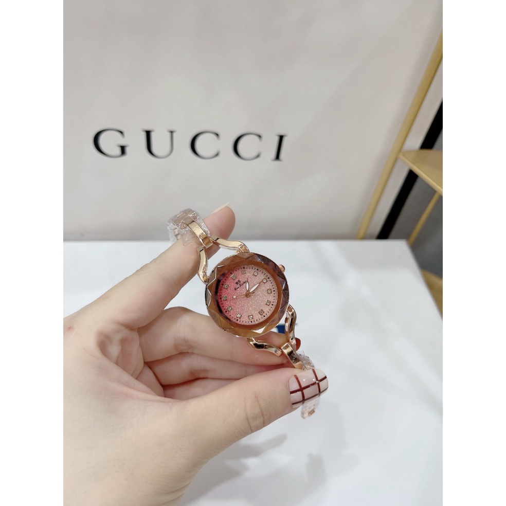 Đồng Hồ Nữ Thời Trang BS BEE SISTER  Dây Kim Loại Cao Cấp Phong Cách Hàn Quốc - Tặng Kèm Hộp , ảnh tự chụp
