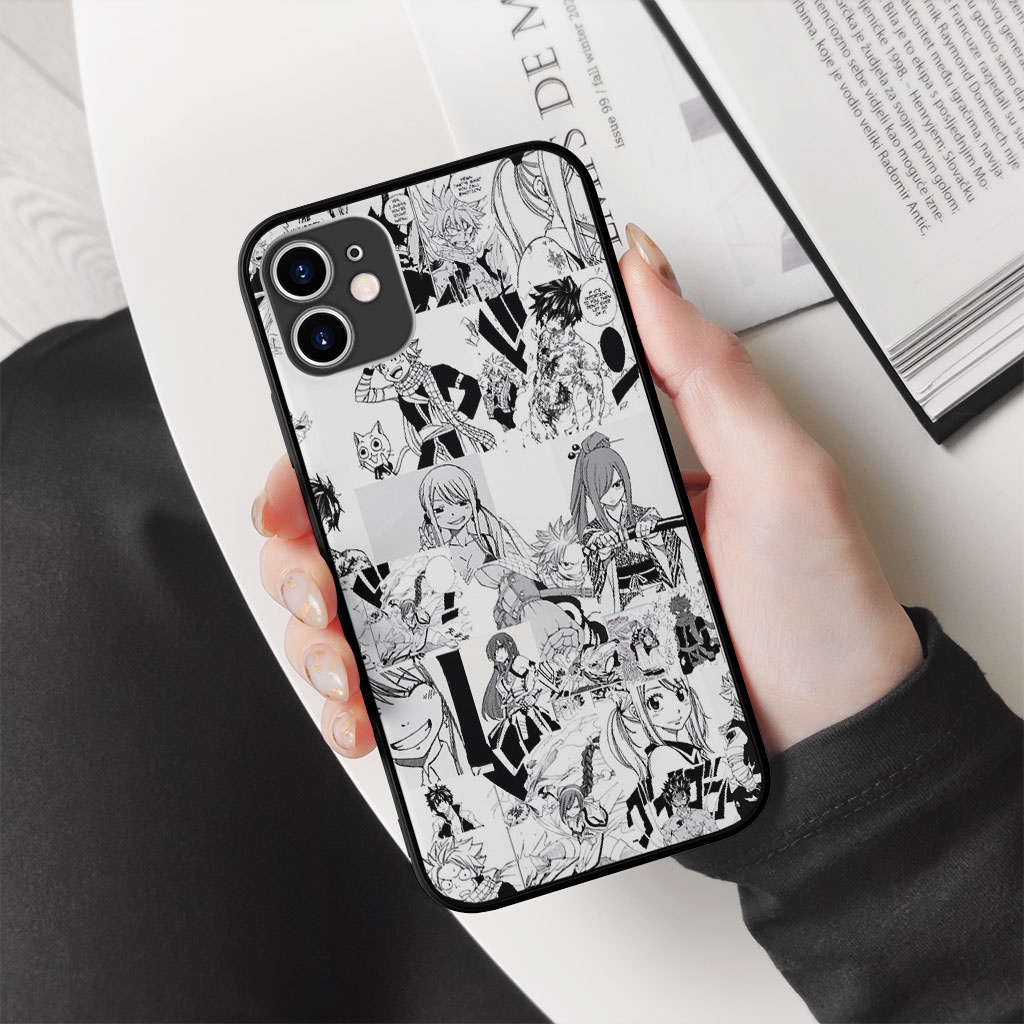 Ốp Lưng Fairy tail manga collage iphone case  cho Iphone 5 6 7 8 Plus 11 12 Pro Max X Xr PAP20210943
