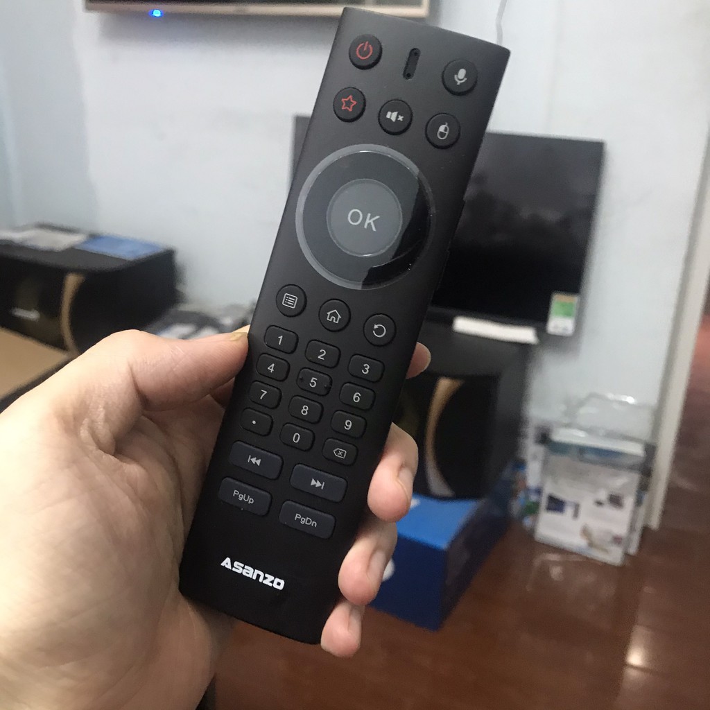 Remote điều khiển giọng nói kiêm chuột bay smart tivi HD03C