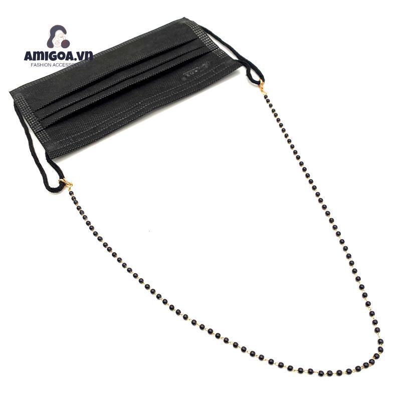 ✨✨Dây Xích Kim Loại Đính Ngọc Trai Chống Trượt Đeo Kính