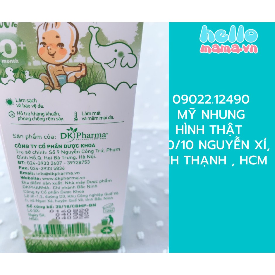 TẮM GỘI THẢO DƯỢC TRẺ EM NGỪA RÔM SẢY ELEMIS 200ML