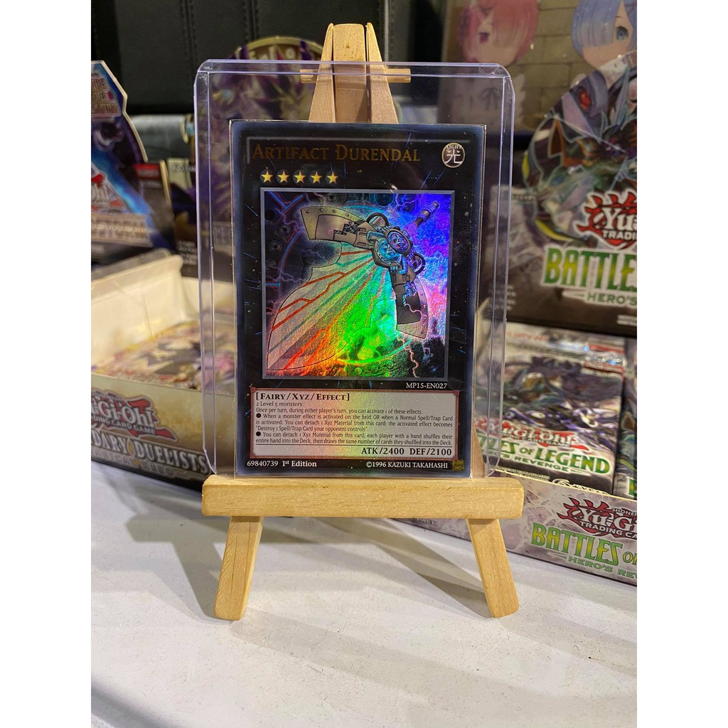 Lá bài thẻ bài Yugioh Artifact Durendal – Ultra Rare - Tặng bọc bài nhựa bảo quản