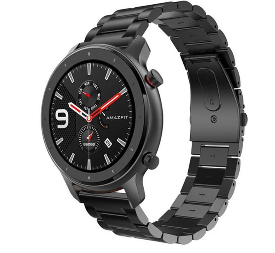 Dây Đeo Thay Thế Bằng Thép Không Gỉ Cho Huami Amazfit GTR 47mm Amazfit GTS Stratos 3 2