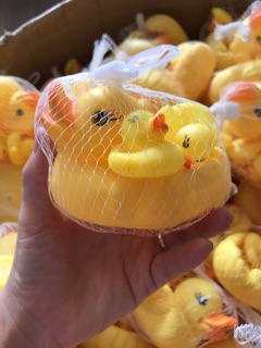 Bộ 4 Vịt thả chậu tắm cho bé