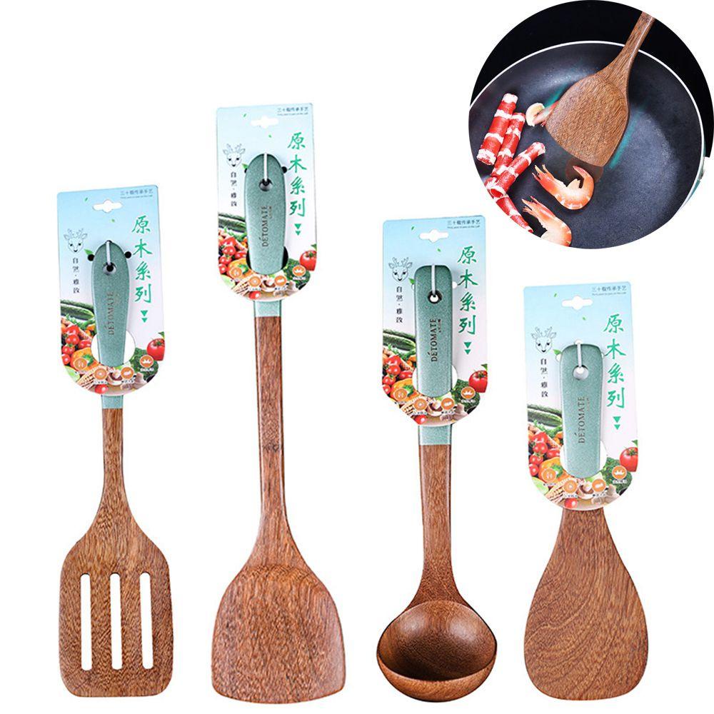 AUGUSTINA Xẻng Nấu Ăn Bằng Gỗ Chống Dính Tiện Dụng Cho Nhà Bếp