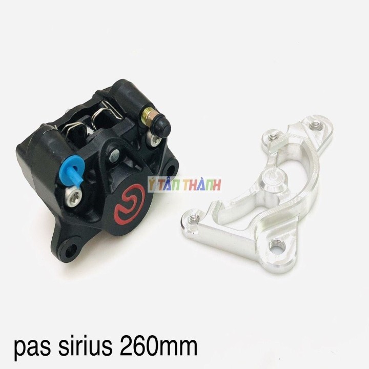 heo dầu brembo đen gắn sirius đĩa 260mm