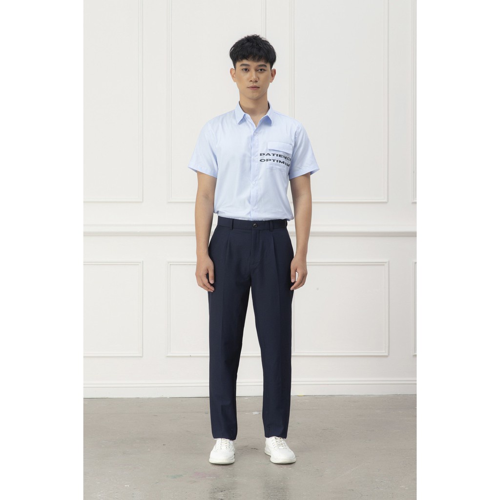 [NHẬP WABRTL5 GIẢM 10% TỐI ĐA 50K ĐH 250K ]Áo sơ mi nam Patience IVY moda MS 16E2438
