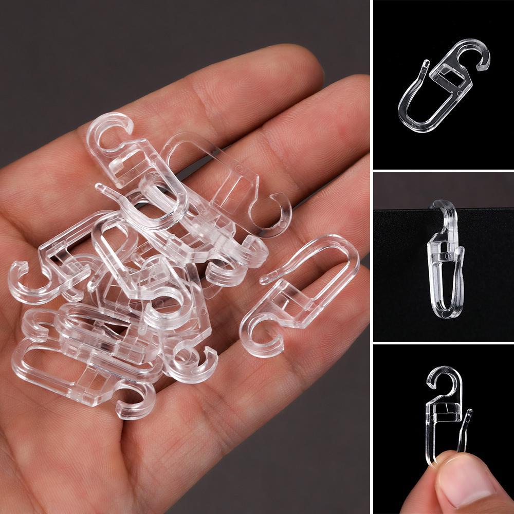 Set 10 Móc Treo Rèm Cửa Gắn Tường Tiện Dụng