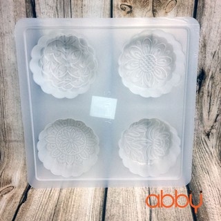Bộ khuôn trung thu moon cake 2 mặt - 4 mặt