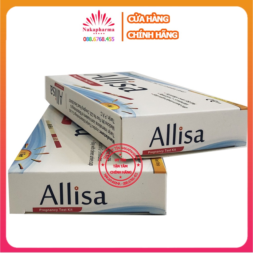 Que thử thai nhanh Allisa Traphaco - Test thai nhanh HCG - Test thai Alisa