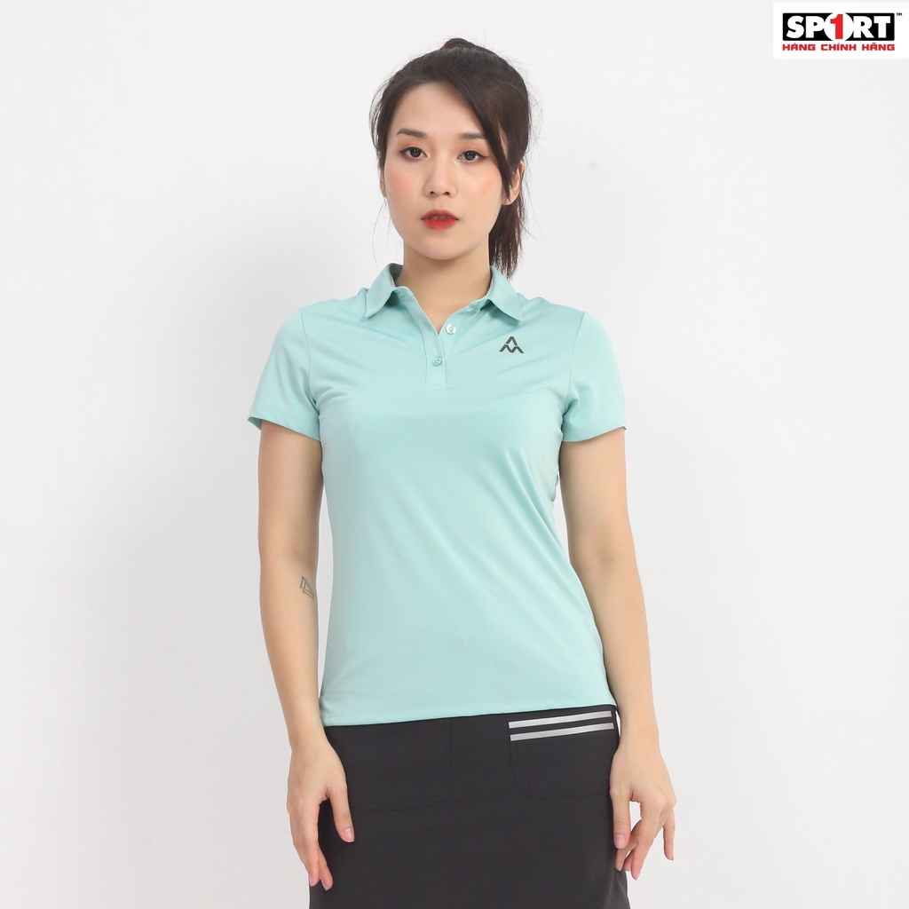Áo Polo Nữ ngắn tay AM PLW211 có cổ, chất liệu Coolmax nhẹ mát, thoáng khí, nhanh khô, co giãn tốt, không bai xù Sport1
