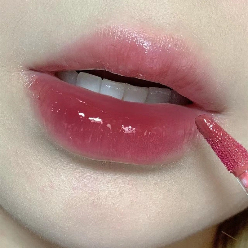 [Hàng mới về] Son bóng OMBU tráng gương thiết kế vỏ hình gấu dễ thương