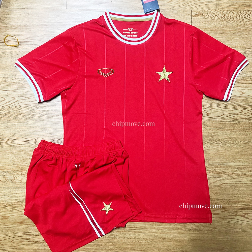 Bộ áo bóng đá Việt Nam Fan mùa giải mới 2022 đỏ sân nhà Thái cao cấp