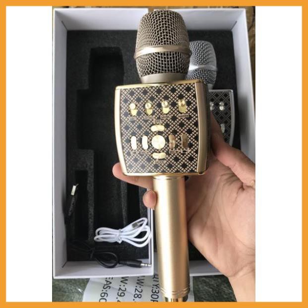 ⚡Giá Rẻ⚡ Mic không dây Karaoke Bluetooth  YS-95 Tích Hợp Loa Bass Không Dây Dùng Hát Tại Nhà Hoặc Livetream