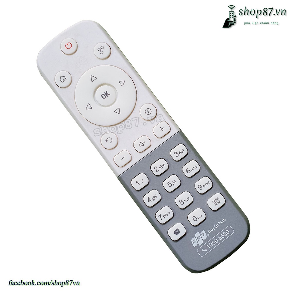 Remote đầu thu FPT - Điều khiển truyền hình FPT tv 4K FX6