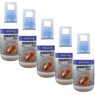 HANTOX SPRAY (100ml) Combo 10 lọ Thuốc diệt bọ chét, bét, ve, chấy, rận, ghẻ ở chó, mèo, thú cảnh