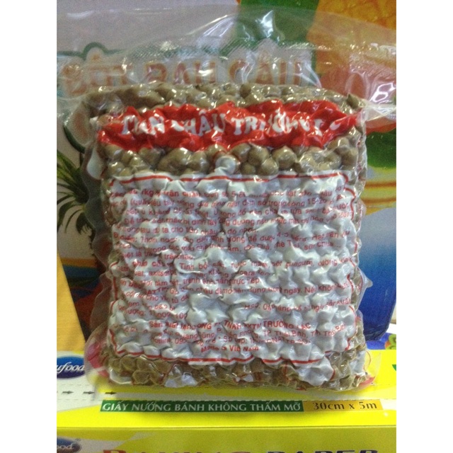 Gói 1kg chân châu đen trắng hàng chuẩn