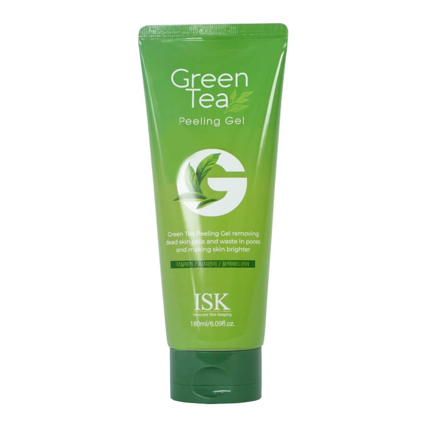 Gel tẩy tế bào chết trà xanh ISK Green Tea Peeling Gel Hàn Quốc 180ml