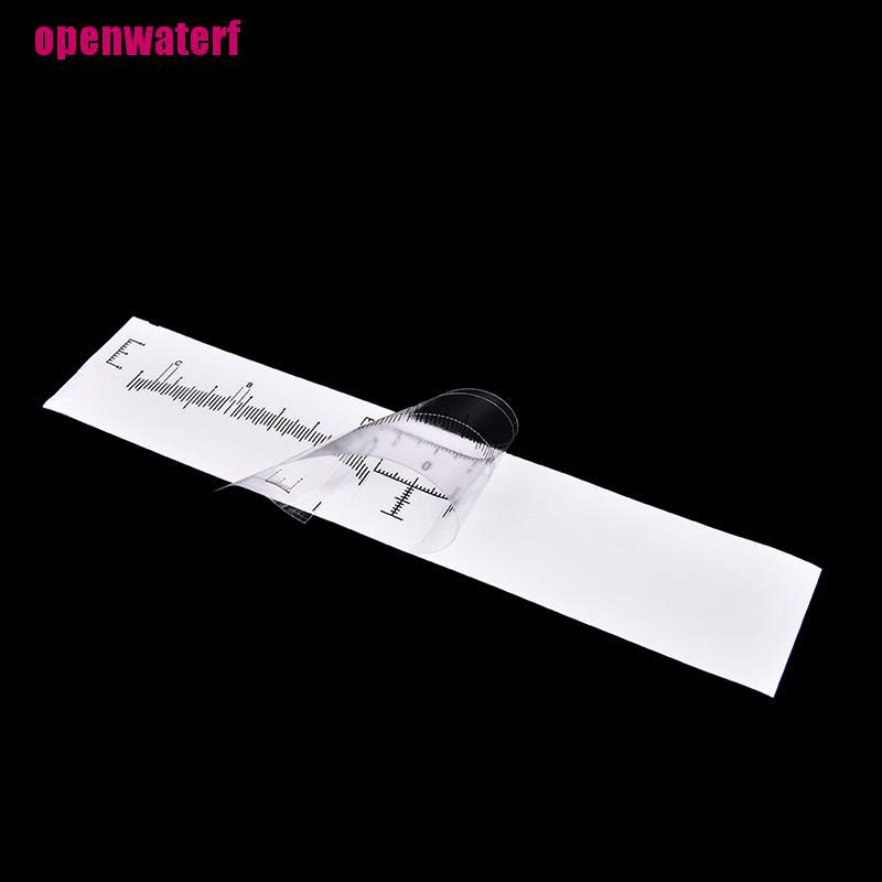 【openf】Disposable Eyebrow Stencil Makeup Microblading Measure Tattoo Ruler Beauty Tool