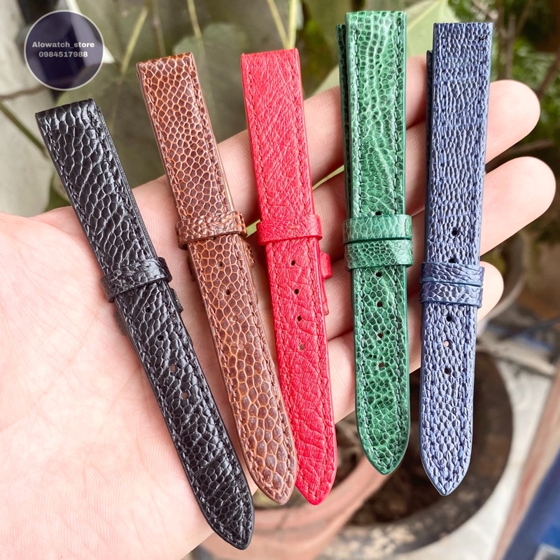 Dây da nữ da Đà điểu size 12-14-16mm