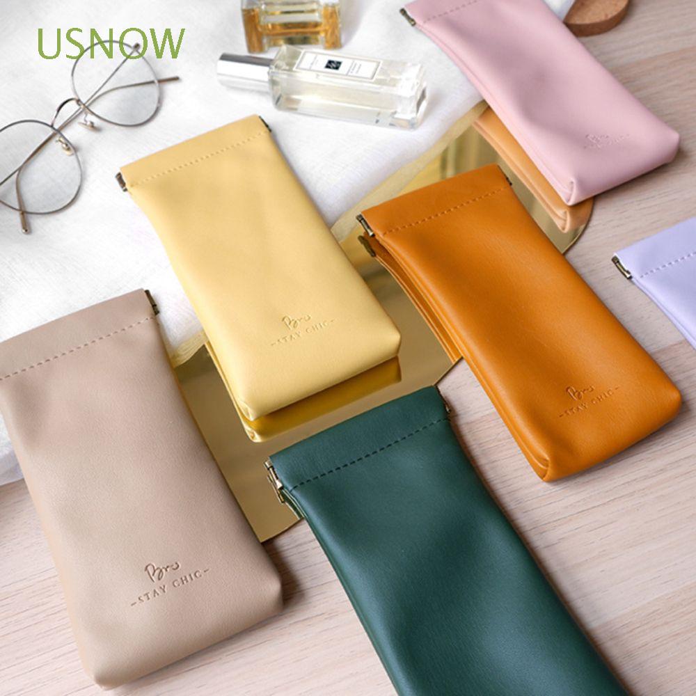 Vỏ Da Đựng Bảo Vệ Mắt Kính Đơn Giản Chống Thấm Nước Cho Nam Ốp