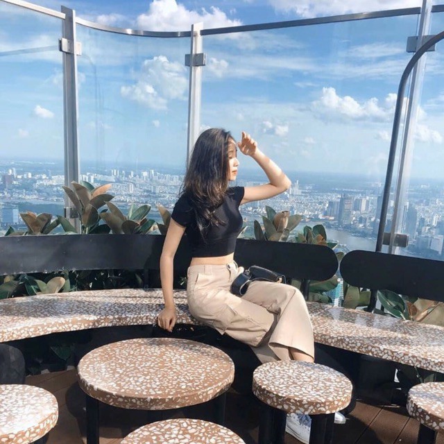 ÁO THUN CROPTOP NGẮN TAY TRƠN