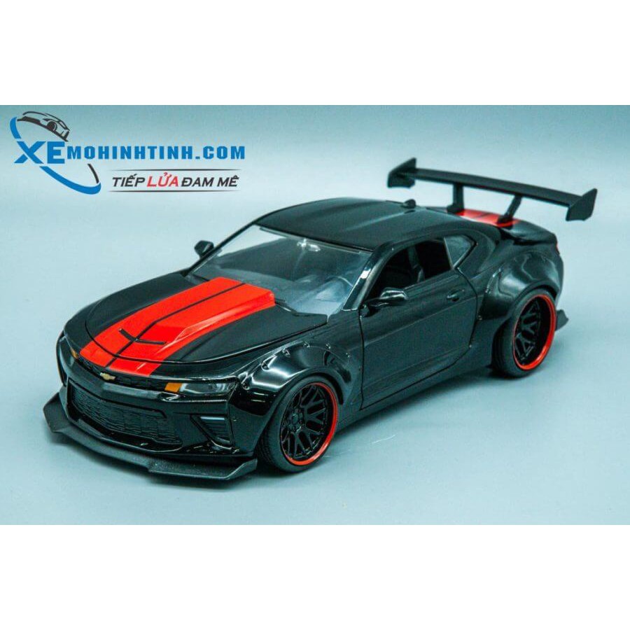 Xe Mô Hình Chevy 2016 Camaro Ss Widebody Gt Wing 1:24 Jada Toys (Đen)