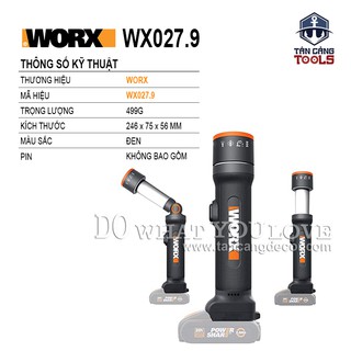 ĐÈN PIN WORX WX027