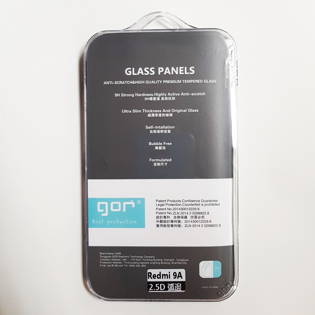 Bộ 2 kính cường lực Gor cho Xiaomi Redmi 9A/ Redmi 9C/ Redmi 9 chống bám vân tay trong suốt