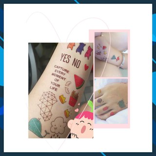 Hình xăm mini tattoo - Nhiều Kiểu Đẹp Mắt - 1 miếng