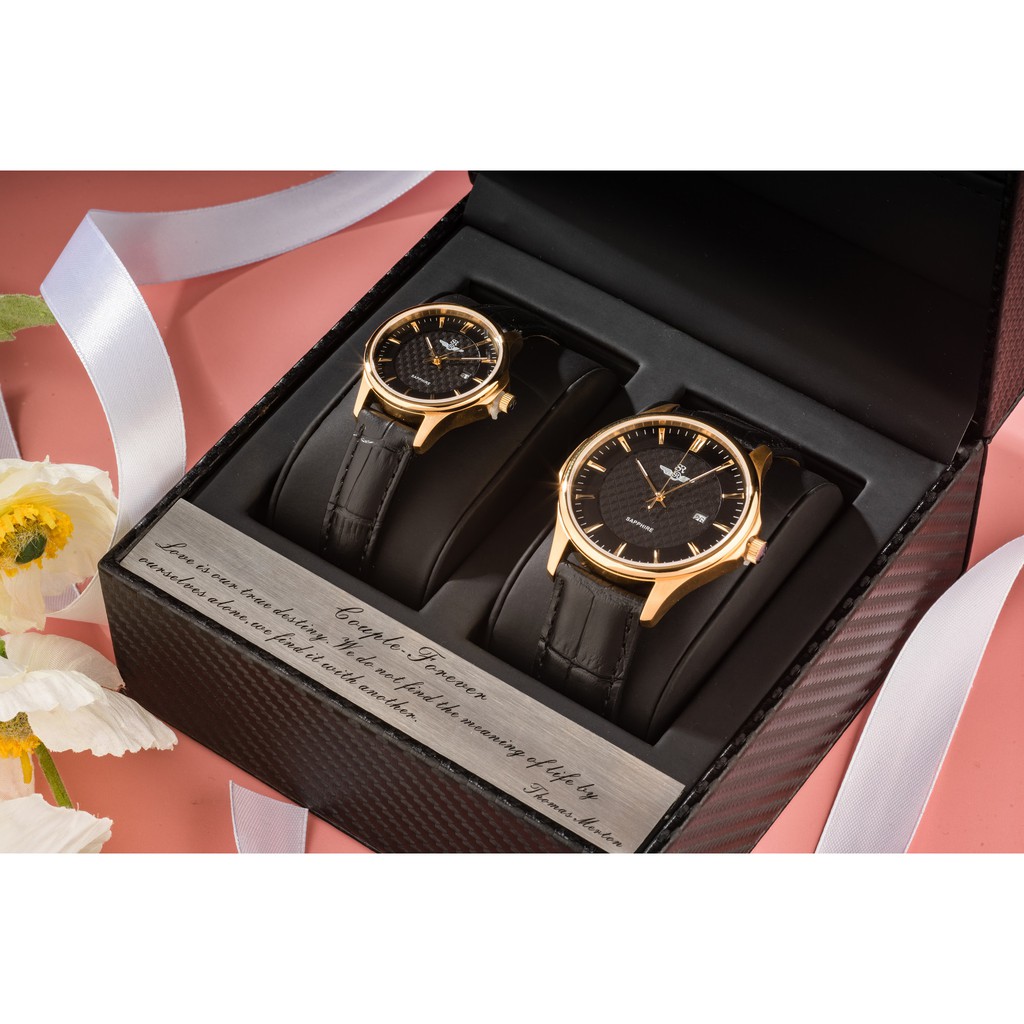Đồng hồ nữ SR WATCH CHÍNH HÃNG SL80070, dây da