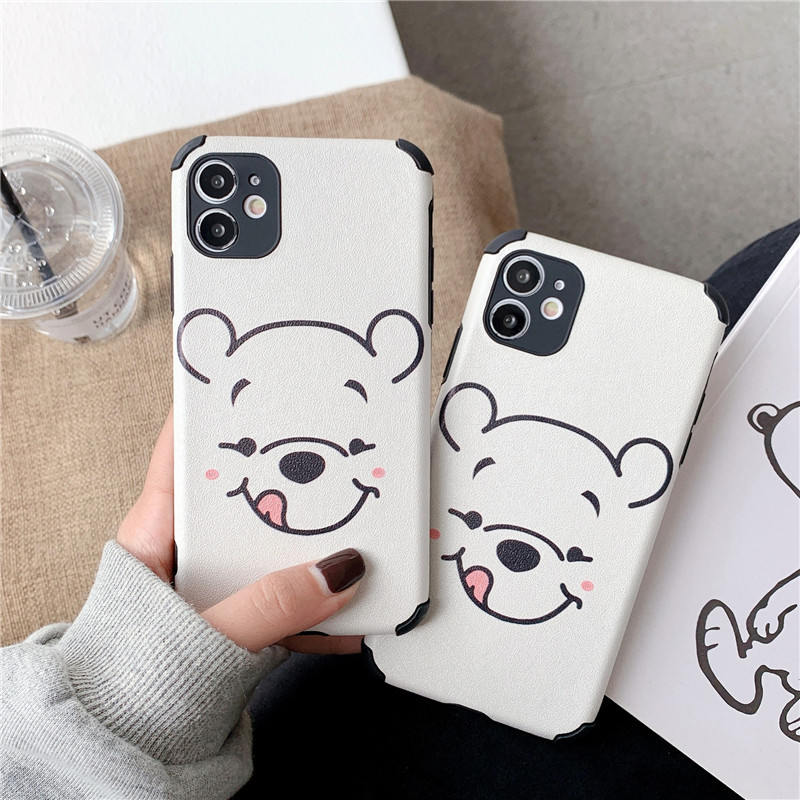 Ốp Lưng Silicone Họa Tiết Hình Chú Gấu Pooh Thời Trang Cho Apple Iphone X Xs Xr Xsmax 8 8plus 7p 6s 6sp Se2020