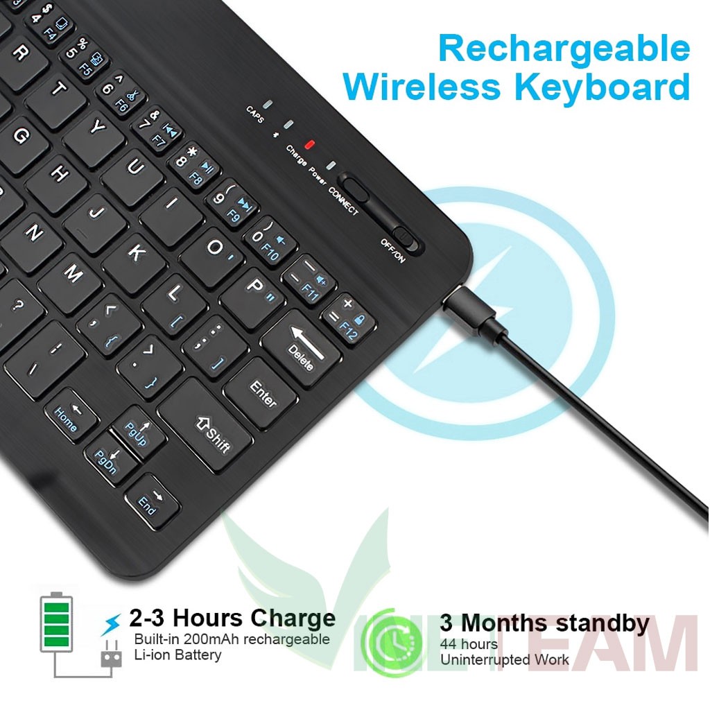 Bàn phím không dây Bluetooth mini cho máy tính bảng ,Laptop có thể sạc lại -dc4281 | WebRaoVat - webraovat.net.vn