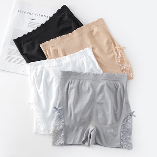 Quần mặc trong váy nâng mông cotton pha ren