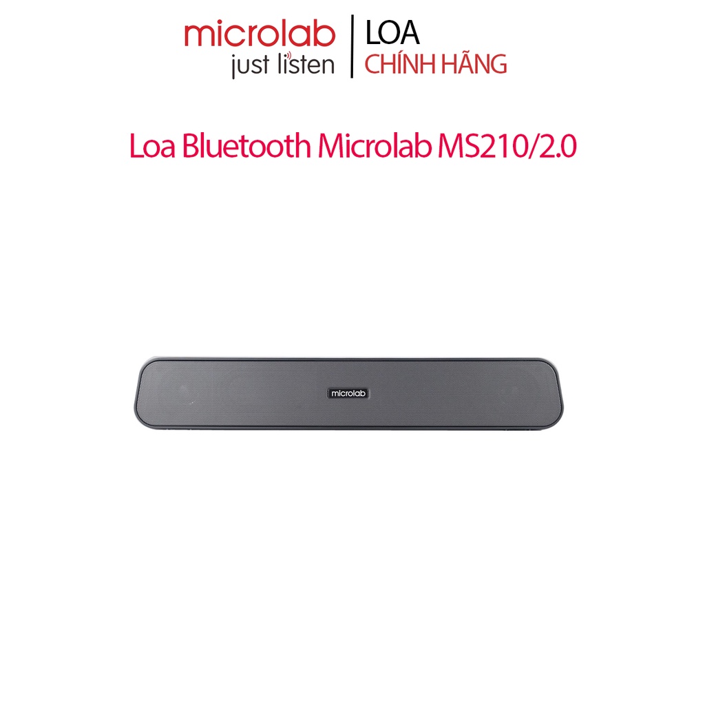 Loa Bluetooth Microlab MS210 2.0 - Gian Hàng Chính Hãng - Giao Nhanh HCM