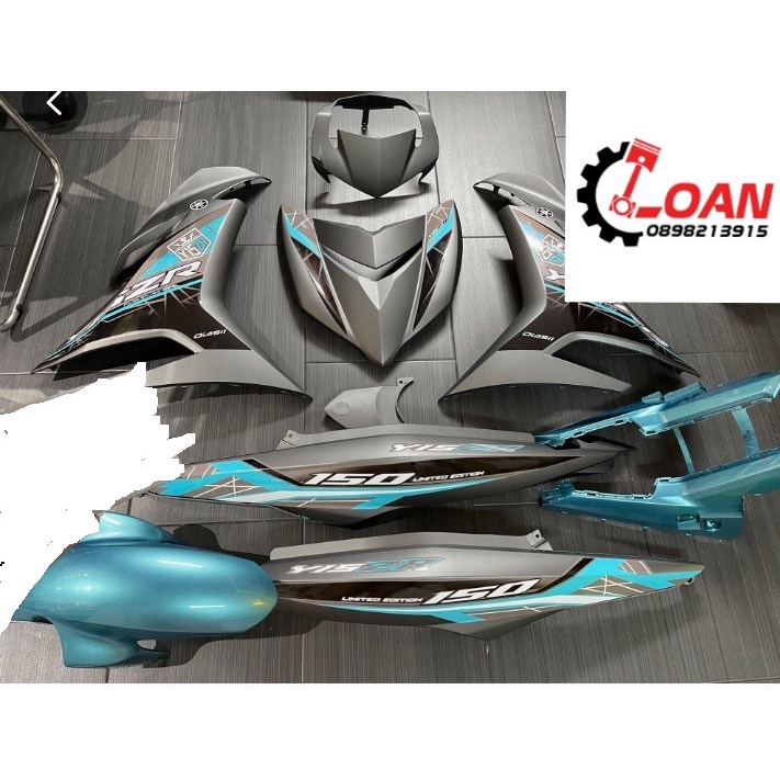 DÀN ÁO, VO NHỰA, EXCITER 150 MÀU XANH NGỌC , XÁM ZIN
