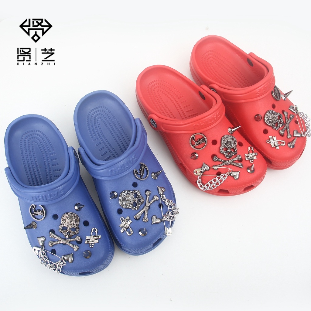 ☁️Thời Trang☁️Set 14 Phụ Kiện Trang Trí Giày DIY Hình Giày Dễ Thương Xinh Xắn