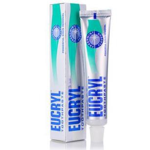 Kem Đánh Răng Bạc Hà Tẩy Trắng Eucryl Toothpaste 62g