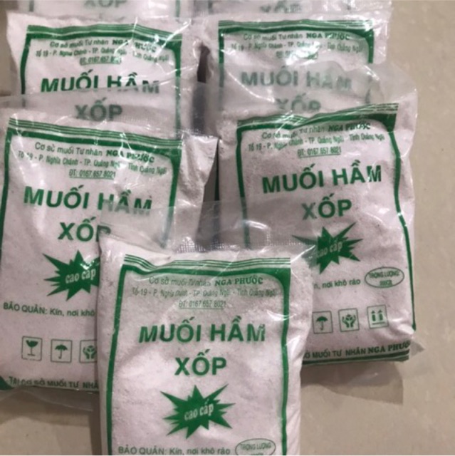 Muối hầm xốp Quảng Ngãi