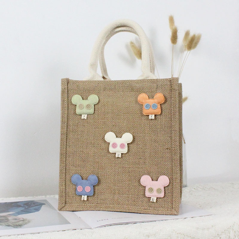 Túi Xách Vải Cotton Lanh Thiết Kế Sáng Tạo Thời Trang Cho Nữ