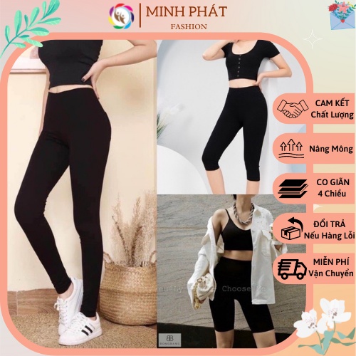 Quần legging nữ_legging dài_legging lửng_legging đùi cho nữ nâng mông, tôn dáng, siêu co giãn