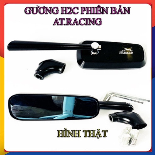 Kính H2C/Gương chiếu hậu H2C BẢN V2 PHIÊN BẢN AT.RACING-GIÁ 1 CHIẾC