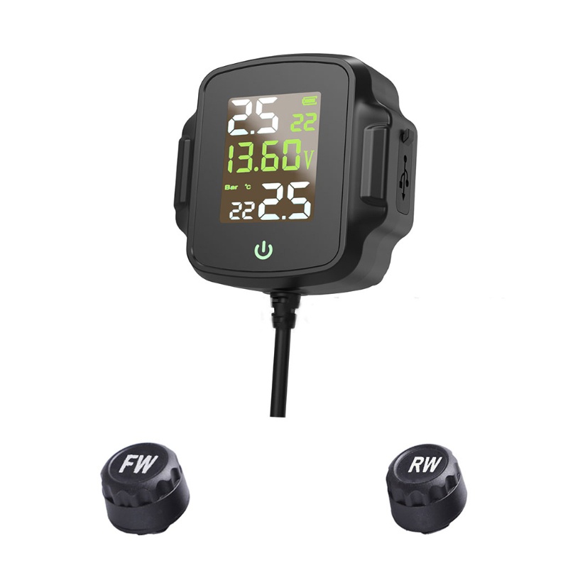 Thiết Bị Theo Dõi Áp Suất Lốp Xe Máy QC 3.0 USB