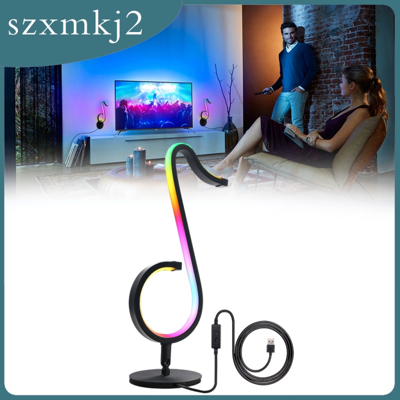 3D Magical Table USB Moon Light Dimmable Touch Sensor Desk Night Lamp Decor