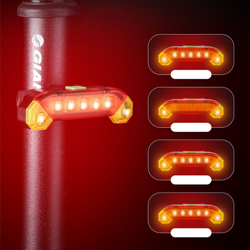 Đèn LED Cảnh Báo Gắn Đuôi Xe Đạp Tháo Lắp Nhanh IPX5