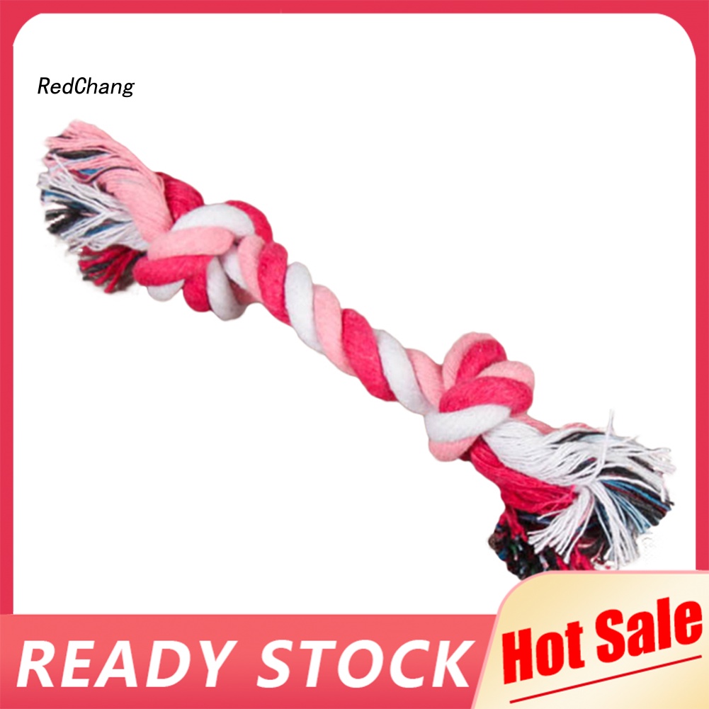 Đồ Chơi Ngậm Cắn Dạng Dây Thừng Cotton Thắt Nút Chống Cắn Kích Thước 19 / 25 / 30cm Dành Cho Thú Cưng