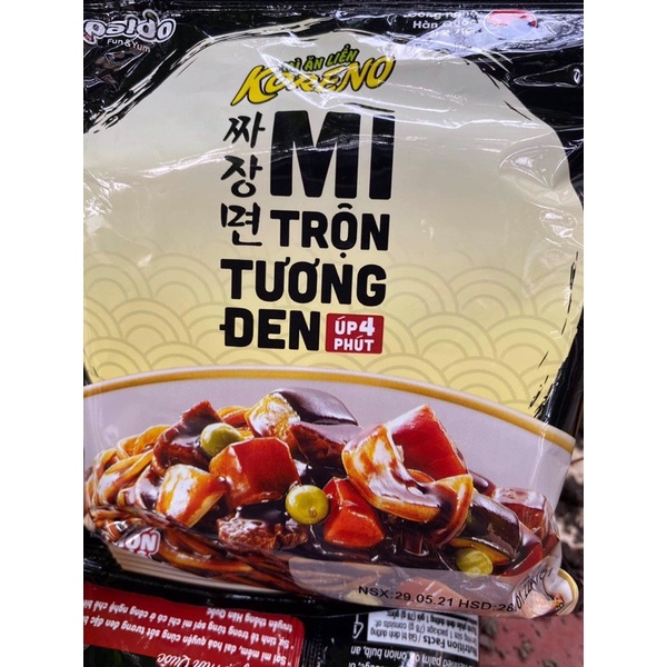[Combo 10 gói]  Mì Tương Đen Hàn Quốc KORENO