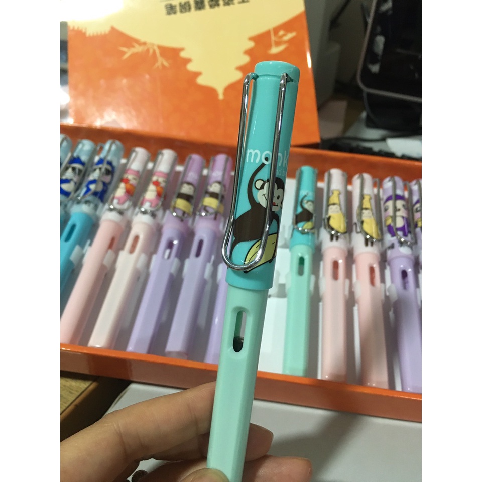 BÚT LUYỆN CHỮ ĐẸP CÓ ĐẦU TẨY /  HỘP 30 ỐNG  MỰC VIẾT PINK NHẬT BẢN 025 ( MỰC XÓA ĐƯỢC)