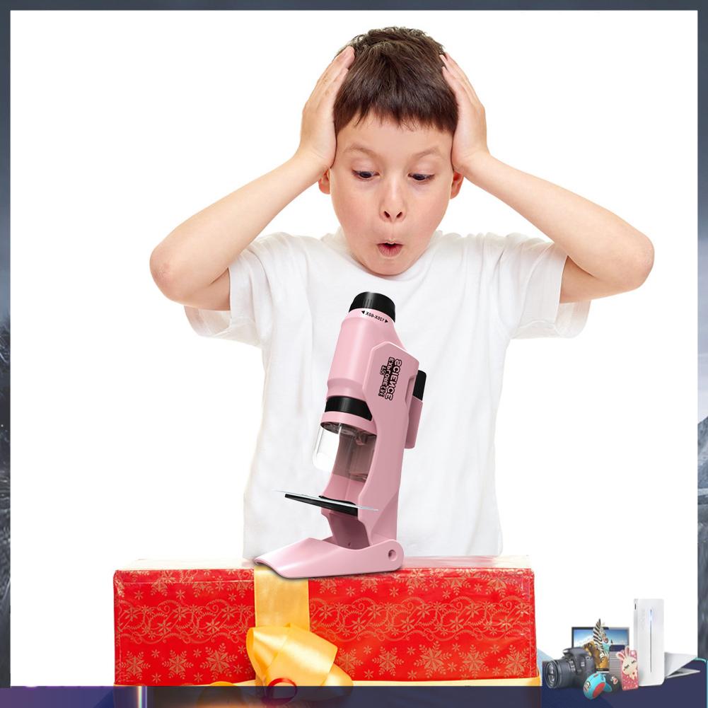 Kính Hiển Vi Cầm Tay Độ Phóng Đại 60X-120X Kèm Đèn LED